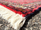 EXTRA LONG, VINTAGE PERSIAN SAROUK HAND KNOTTED RUNNER, 2.9 x 19.1 (85cm x 585cm)