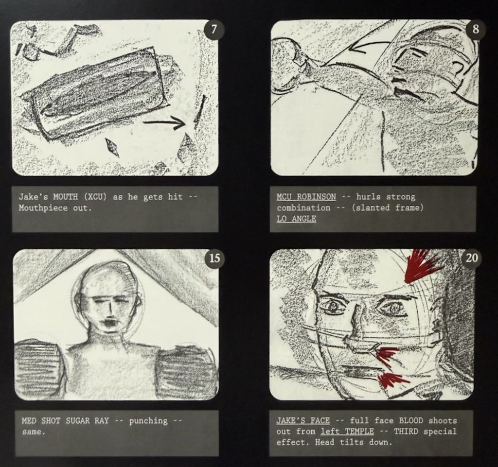 MARTIN SCORSESE HAND SIGNED, 1998 NEW YORK FILM FESTIVAL POSTER WITH RAGING BULL STORYBOARDS WITH COA, 28IN x 34.5IN (71cm x 88cm)