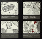 MARTIN SCORSESE HAND SIGNED, 1998 NEW YORK FILM FESTIVAL POSTER WITH RAGING BULL STORYBOARDS WITH COA, 28IN x 34.5IN (71cm x 88cm)