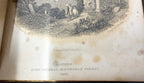 ANTIQUE 1833 LORD BYRON'S WORKS, FINE LEATHER BINDINGS, GILT DECORATION, ENGRAVED PLATES, 12 VOLUMES
