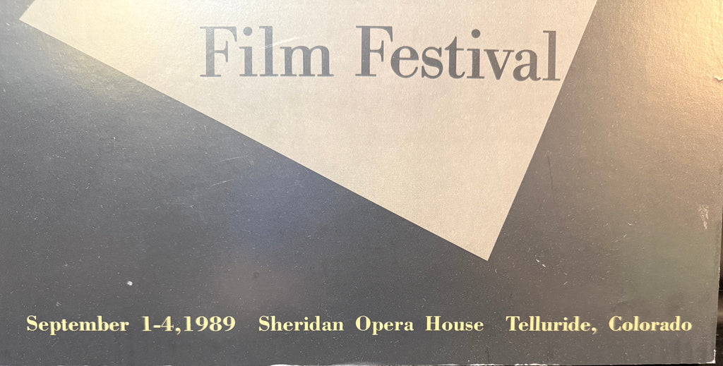 ORIGINAL VINTAGE 16TH TELLURIDE FILM FESTIVAL POSTER, 17IN X 32.5IN (43cm x 83cm)