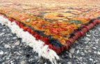 ANTIQUE PERSIAN HAMADAN HERATI RUG, 5.0 x 9.9 (152cm x 297cm)