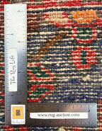 VINTAGE PERSIAN SHIRAZ PICTORIAL HAND KNOTTED RUG, 5.4 x 7.4 (163cm x 224cm)
