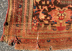 MANSION SIZED, ANTIQUE PERSIAN FARAHAN HAND KNOTTED RUG, DISTRESSED, 10.7 x 17.4 (323cm x 528cm)