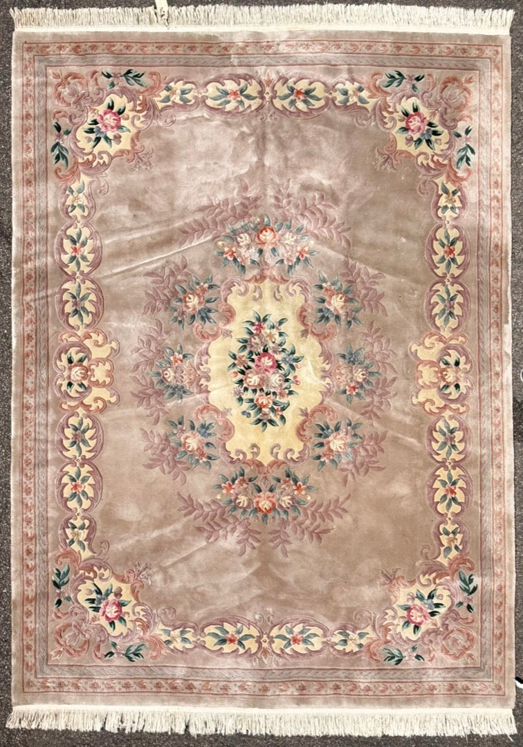 FRENCH STYLE AUBUSSON HAND KNOTTED RUG, 8.11 x 12.4 (272cm x 376cm)