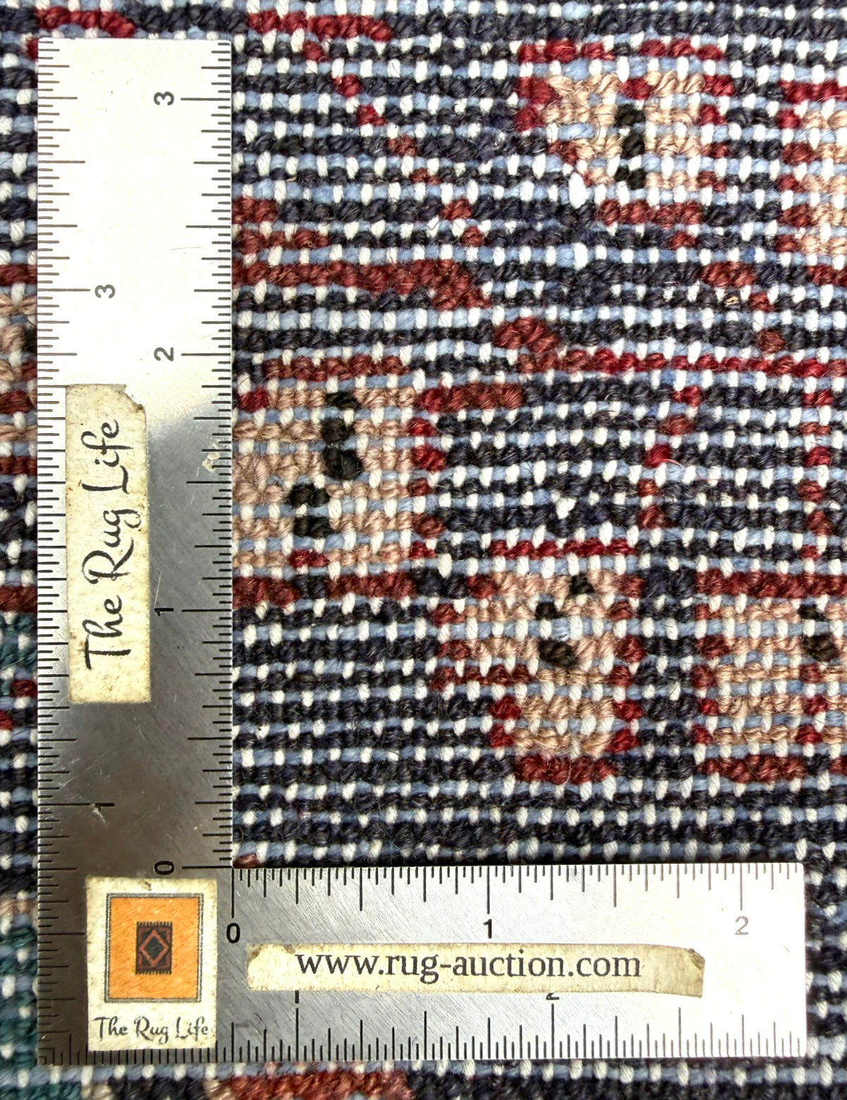 VINTAGE PERSIAN HOSSEINABAD HAND KNOTTED RUNNER, 2.9 x 9.8 (84cm x 295cm)
