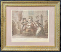 1792 HENRY WILLIAM BUNBURY, JOHN CHAPMAN FALSTAFF’S ESCAPE, HAND-COLORED SHAKESPEARE ENGRAVING, 24IN x 28IN (61cm x 71cm)