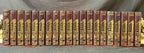 EMILE ZOLA LES ROUGON-MACQUART, COMPLETE 20 VOL. LEATHER SET, JEAN DE BONNOT PARIS, FROM ESTATE OF WHITE HOUSE CHEF PIERRE CHAMBRIN WITH COA, 1983