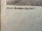 1792 HENRY WILLIAM BUNBURY, JOHN CHAPMAN FALSTAFF’S ESCAPE, HAND-COLORED SHAKESPEARE ENGRAVING, 24IN x 28IN (61cm x 71cm)