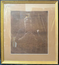 POSSIBLE CENTENNIAL-ERA DECLARATION OF INDEPENDENCE FACSIMILE ON TEXTURED PARCHMENT, CIRCA 1876 STYLE, 19.5IN x 21IN (50cm x 53cm)