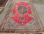 ANTIQUE SIGNED MANSION PERSIAN SERAPI HAND KNOTTED RUG, 12.3 x 20.6 (373cm x 625cm)