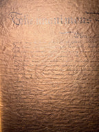 POSSIBLE CENTENNIAL-ERA DECLARATION OF INDEPENDENCE FACSIMILE ON TEXTURED PARCHMENT, CIRCA 1876 STYLE, 19.5IN x 21IN (50cm x 53cm)
