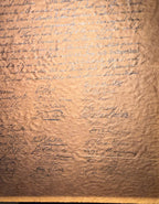 POSSIBLE CENTENNIAL-ERA DECLARATION OF INDEPENDENCE FACSIMILE ON TEXTURED PARCHMENT, CIRCA 1876 STYLE, 19.5IN x 21IN (50cm x 53cm)