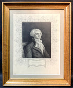 C. 1843 MAXIMILIEN ROBESPIERRE FRENCH REVOLUTION STEEL ENGRAVING BY W.H. MOTE, 9IN x 11IN (23cm x 28cm)