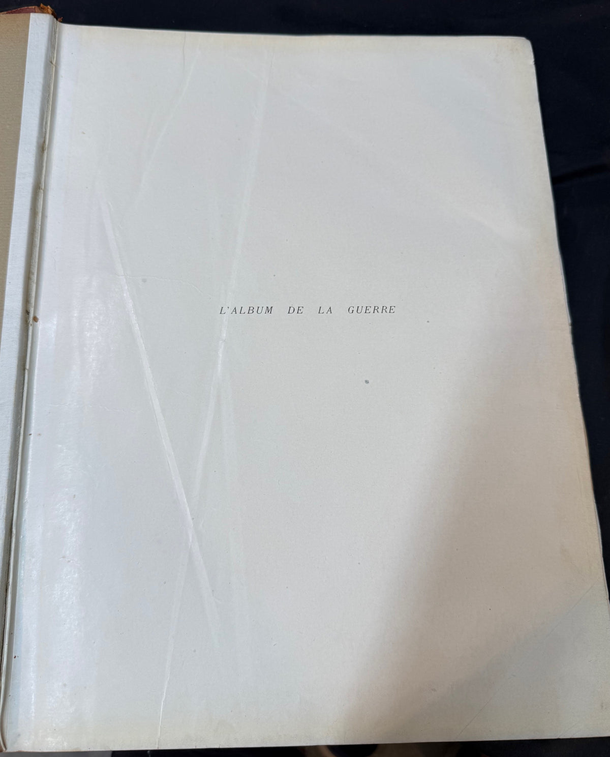 PIERRE CHAMBRIN LIBRARY, “L’ALBUM DE LA GUERRE 1914–1919” (1922) 2 VOL. FOLIO WWI PHOTOGRAPHIC ARCHIVE, FRENCH ILLUSTRATED WAR RECORD