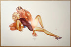 GEORGE PETTY (1894-1975) TITLED THE COCKTAIL HOUR 1934, LARGE 1985 PIN-UP GRAPHICS ART DECO LITHOGRAPH, 30IN x 40IN (76cm x 102cm)