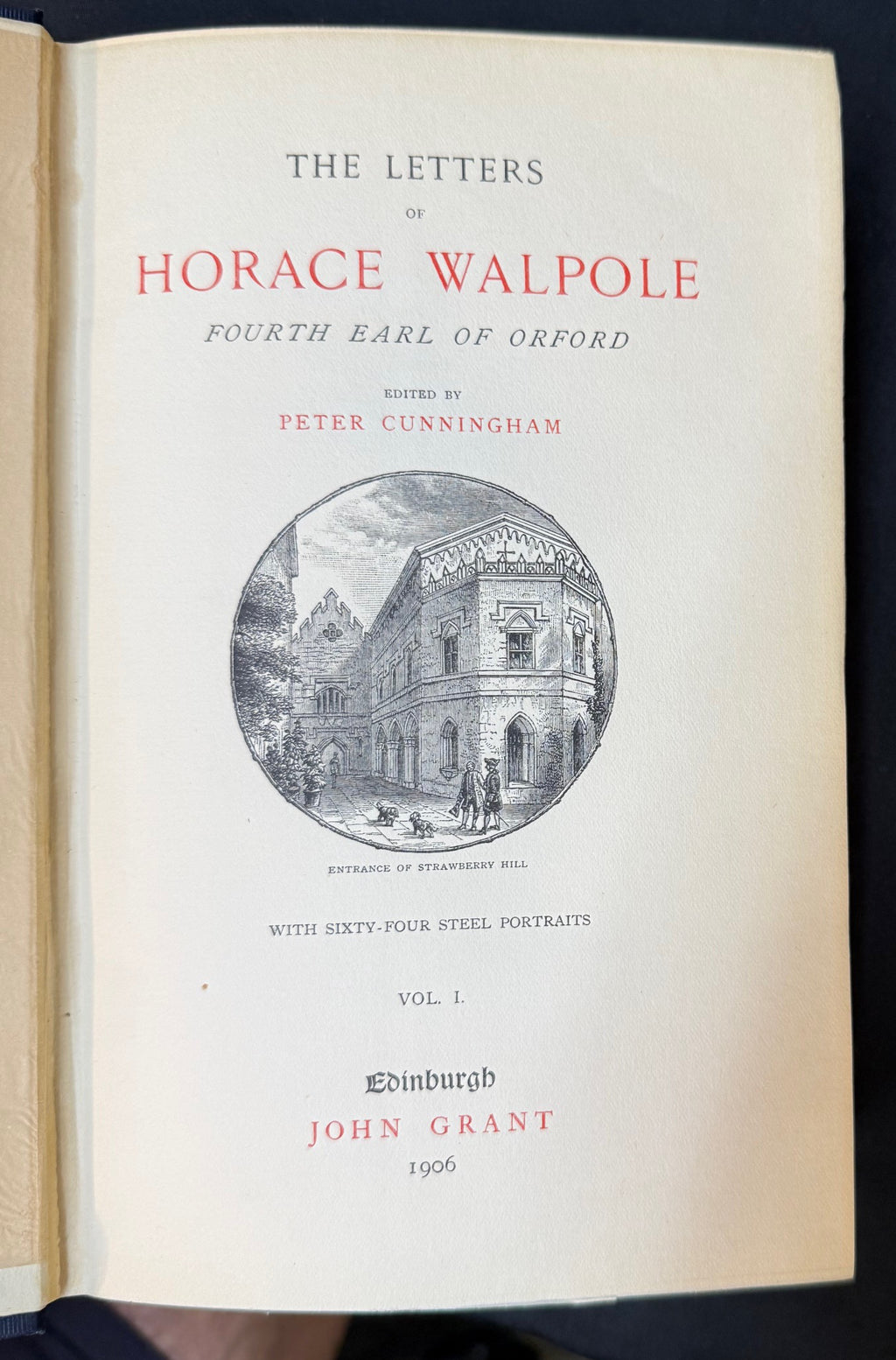 THE LETTERS OF HORACE WALPOLE, 9 VOLUMES, 1906