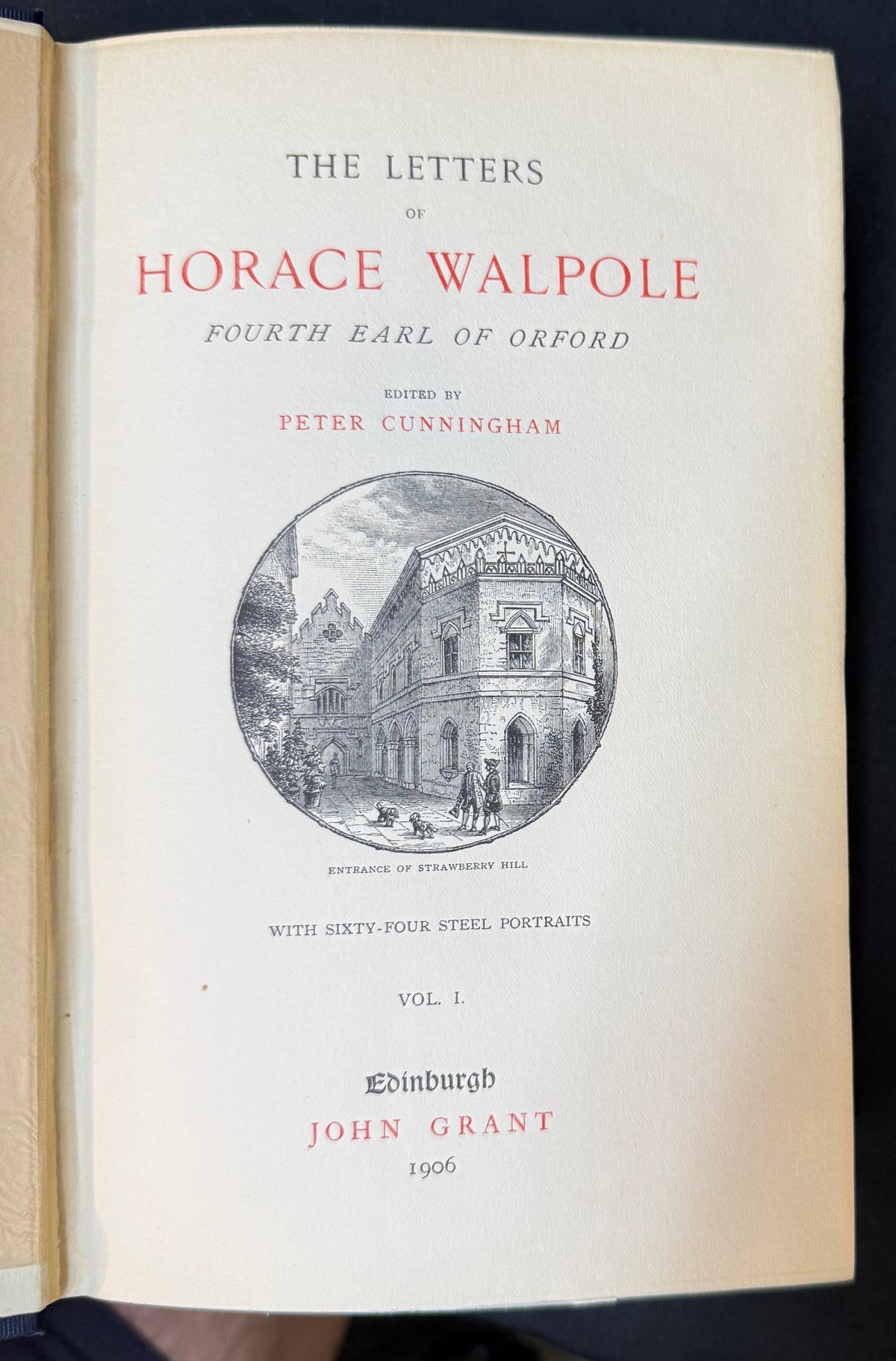 THE LETTERS OF HORACE WALPOLE, 9 VOLUMES, 1906