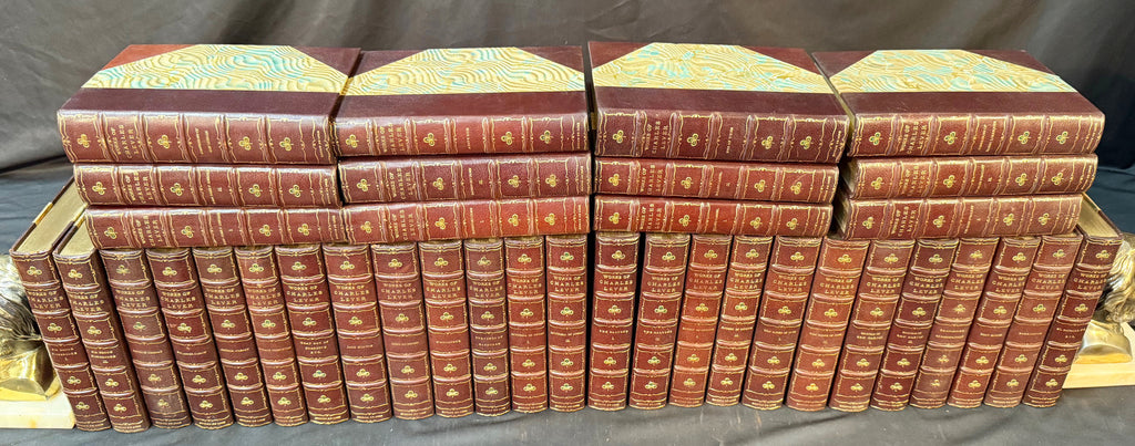 THE NOVELS OF CHARLES LEVER, EDITION DE LUXE, 37 VOLUMES, 1866