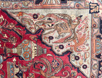 ANTIQUE PERSIAN KASHMAR ARCHEOLOGY HAND KNOTTED RUG, 10.0 x 12.7 (305cm x 384cm)