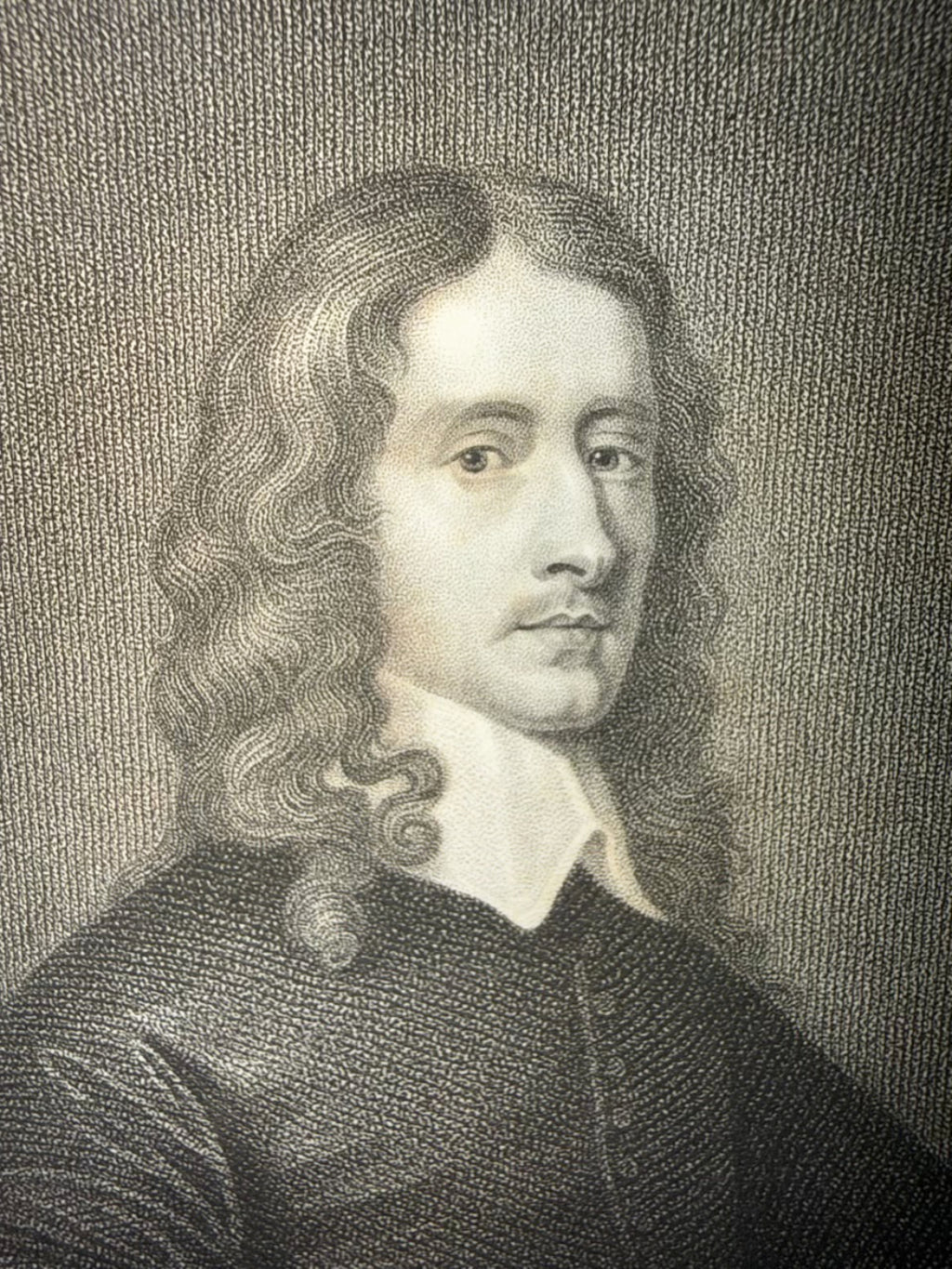 1829 WILLIAM HOLL ENGRAVING OF JOHN SELDEN AFTER DANIEL MYTENS, BODLEIAN LIBRARY OXFORD, 14.5IN x 16.5IN (37cm x 42cm)