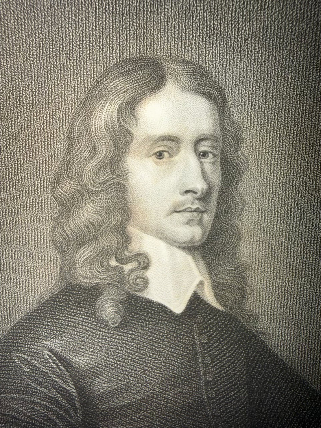 1829 WILLIAM HOLL ENGRAVING OF JOHN SELDEN AFTER DANIEL MYTENS, BODLEIAN LIBRARY OXFORD, 14.5IN x 16.5IN (37cm x 42cm)