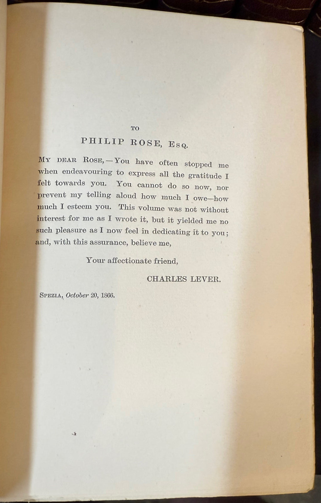 THE NOVELS OF CHARLES LEVER, EDITION DE LUXE, 37 VOLUMES, 1866