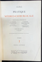 PRATIOUE MEDICO-CHIRURGICALE, 10 VOLUMES - 1953