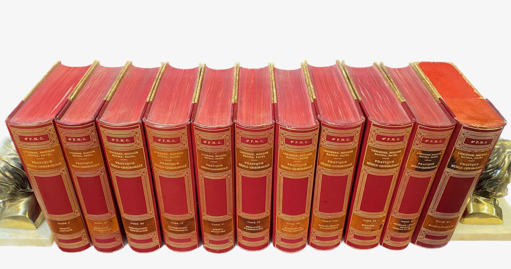 PRATIOUE MEDICO-CHIRURGICALE, 10 VOLUMES - 1953