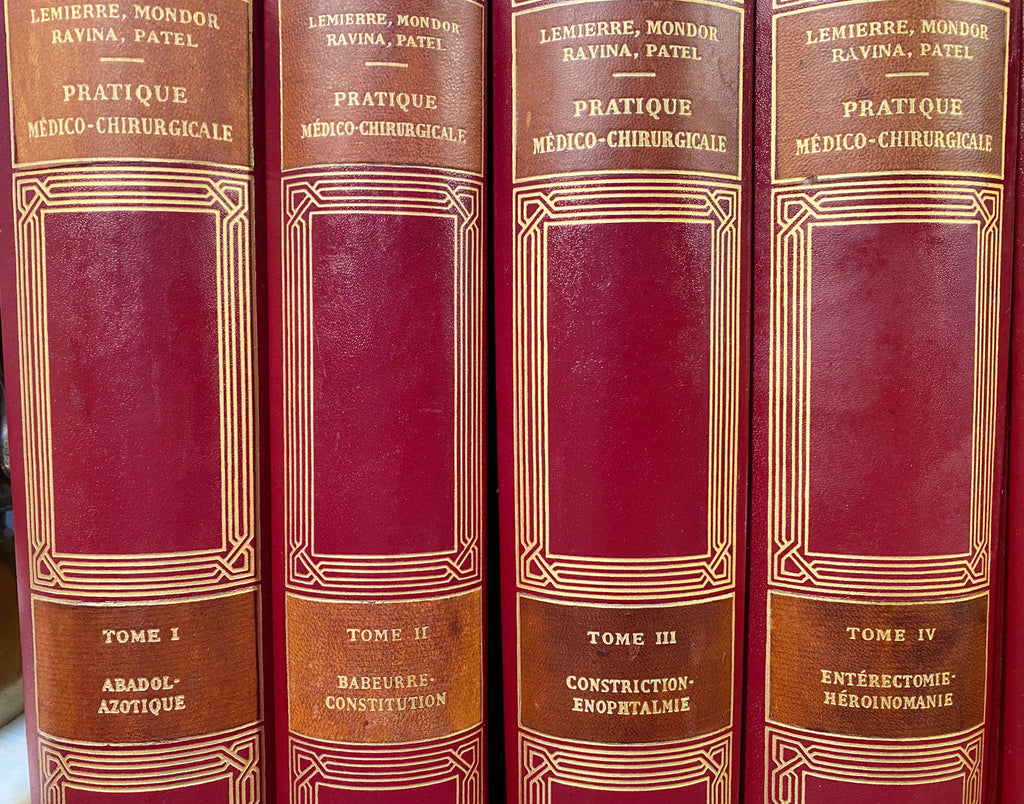 PRATIOUE MEDICO-CHIRURGICALE, 10 VOLUMES - 1953