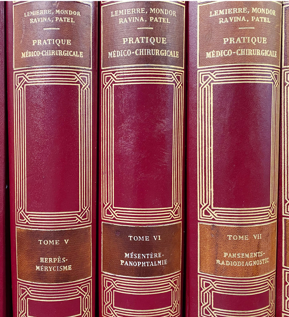 PRATIOUE MEDICO-CHIRURGICALE, 10 VOLUMES - 1953