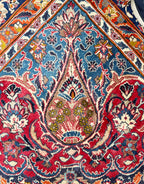 VINTAGE SIGNED PERSIAN KASHMAR HAND KNOTTED RUG, 9.5 x 12.6 (287cm x 381cm)