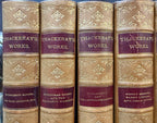 WILLIAM MAKEPEACE THACKERAY WORKS, 10 VOLUMES, 1880s