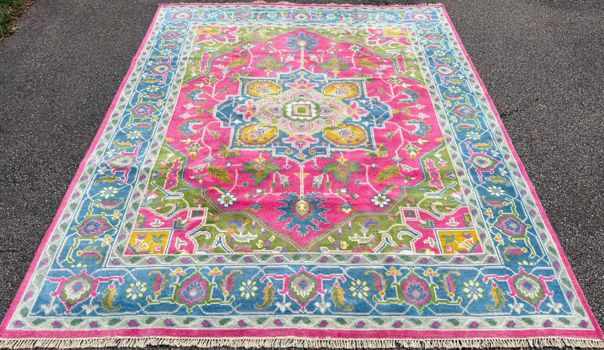 HERIZ HAND KNOTTED RUG, NEW, 8.0 x 10.0 (244cm x 305cm)