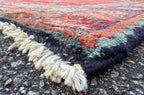 ANTIQUE PERSIAN MALAYER HAND KNOTTED RUG, 5.2 x 9.2 (157cm x 279cm)