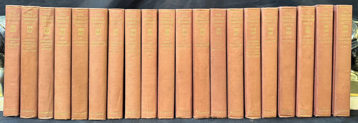 THE NOVELS, STORIES AND SKETCHES OF F. HOPKINSON SMITH, 20 VOLUMES, 1908