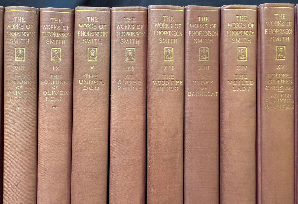 THE NOVELS, STORIES AND SKETCHES OF F. HOPKINSON SMITH, 20 VOLUMES, 1908