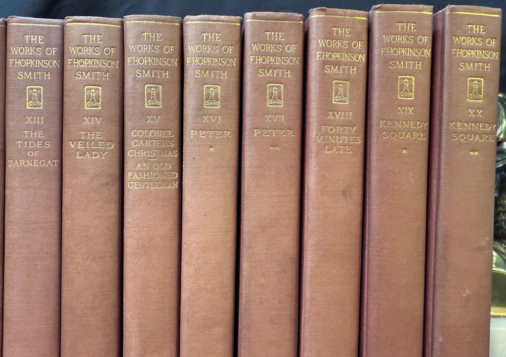 THE NOVELS, STORIES AND SKETCHES OF F. HOPKINSON SMITH, 20 VOLUMES, 1908