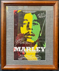 ZIGGY MARLEY AND RITA MARLEY DUAL-SIGNED “MARLEY” FILM POSTER, OFFICIAL DOCUMENTARY IN 2012, 18.5IN x 22.5IN (47cm x 57cm)