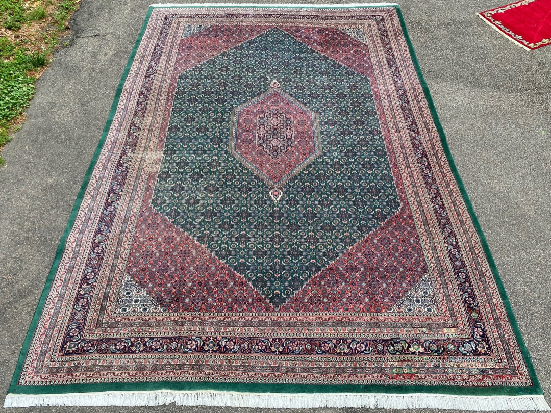 MANSION BIDJAR HAND KNOTTED RUG, 250+ KPSI, APPRAISAL, 11.10 x 18.0 (361cm x 549cm)