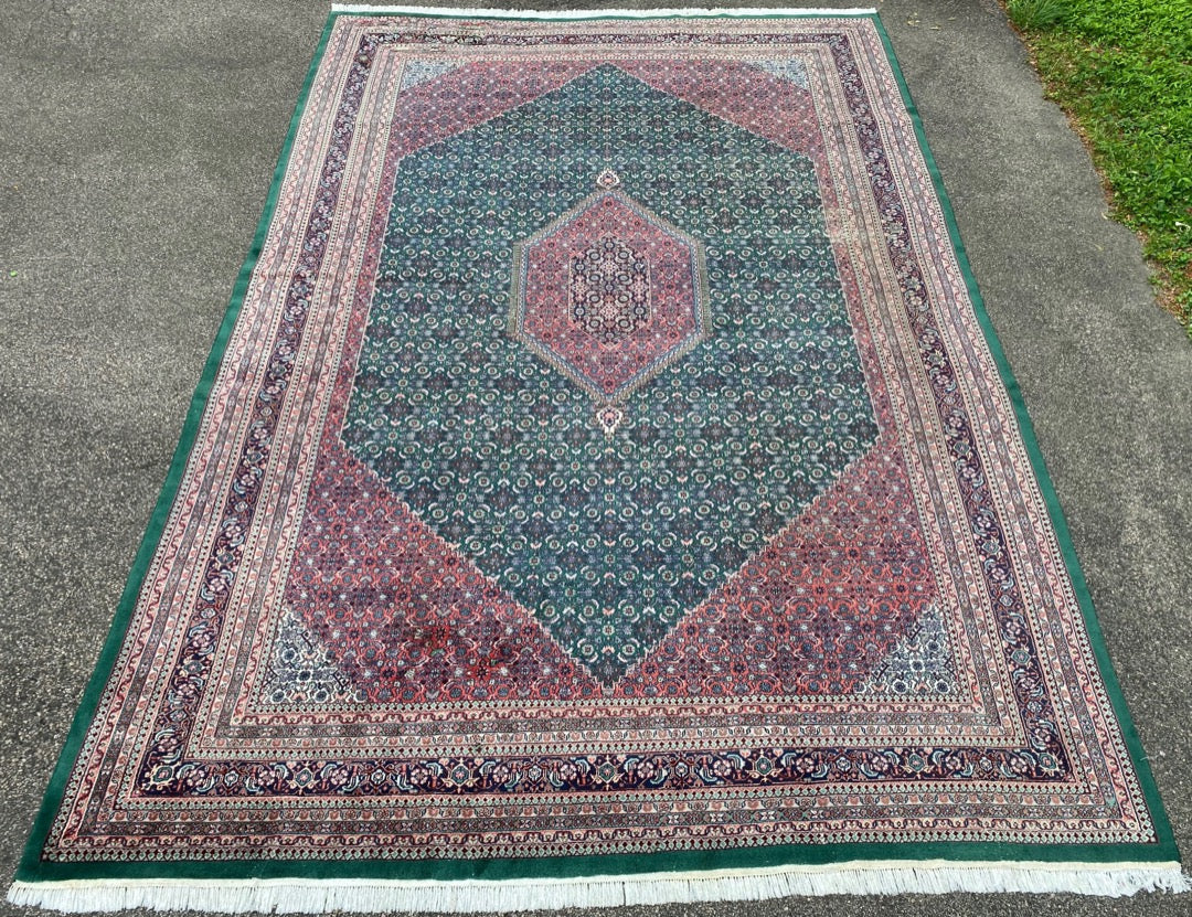 MANSION BIDJAR HAND KNOTTED RUG, 250+ KPSI, APPRAISAL, 11.10 x 18.0 (361cm x 549cm)