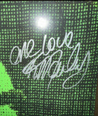 ZIGGY MARLEY AND RITA MARLEY DUAL-SIGNED “MARLEY” FILM POSTER, OFFICIAL DOCUMENTARY IN 2012, 18.5IN x 22.5IN (47cm x 57cm)