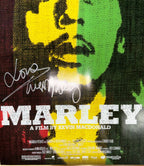 ZIGGY MARLEY AND RITA MARLEY DUAL-SIGNED “MARLEY” FILM POSTER, OFFICIAL DOCUMENTARY IN 2012, 18.5IN x 22.5IN (47cm x 57cm)