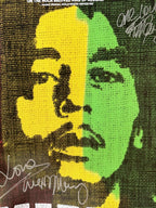 ZIGGY MARLEY AND RITA MARLEY DUAL-SIGNED “MARLEY” FILM POSTER, OFFICIAL DOCUMENTARY IN 2012, 18.5IN x 22.5IN (47cm x 57cm)