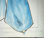 SIR NORMAN HARTNELL (1901-1979) ORIGINAL, HAND SIGNED WATERCOLOR, 20IN x 23.5IN (51cm x 60cm)