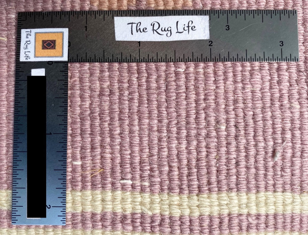 EXTRA LONG, NEW ART DECO HAND KNOTTED 90 LINE RUNNER, 2.6 x 20.0 (76cm x 508cm)