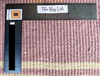 EXTRA LONG, NEW ART DECO HAND KNOTTED 90 LINE RUNNER, 2.6 x 20.0 (76cm x 508cm)