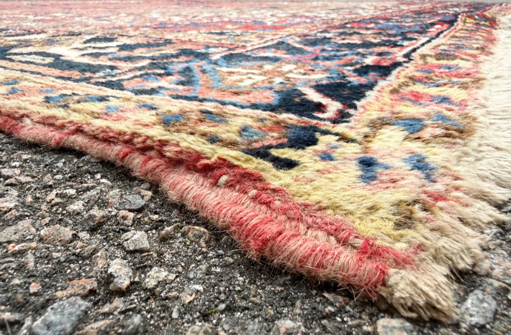 VINTAGE PERSIAN HERIZ HAND KNOTTED RUG, 8.8 x 11.2 (264cm x 340cm)