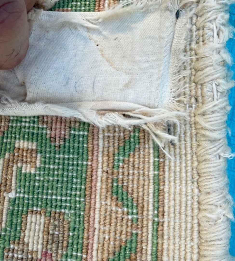 EXTRA-LONG PERSIAN KERMAN HAND KNOTTED RUNNER WITH 175+ KPSI, 3.0 x 17.10 (91cm x 544cm)