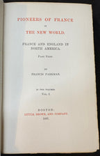 THE WORKS OF FRANCIS PARKMAN, CHAMPLAIN EDITION, 21 VOLUMES, 1897